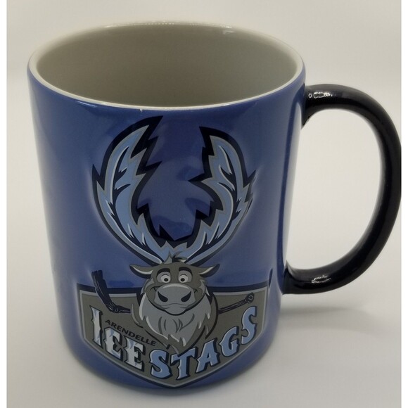 Disney Other - Disney Frozen Sven the reindeer Arendelle Ice Stags hockey ceramic cup mug